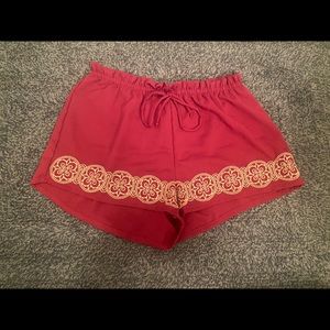 About A Girl Cute Flowy Shorts
